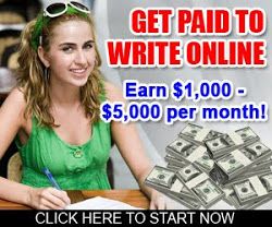 Get Paid to Write Online with theses Real Writing Jobs...